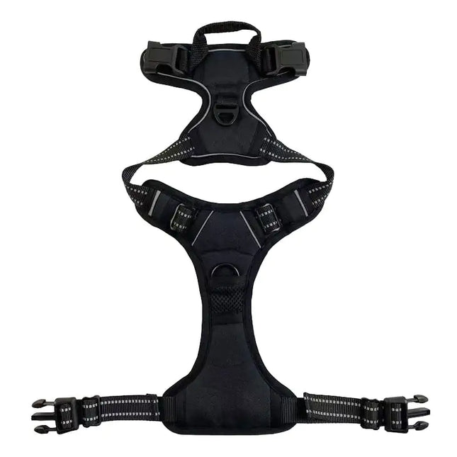 Reflective Nylon Chest and Back Harness for Dogs