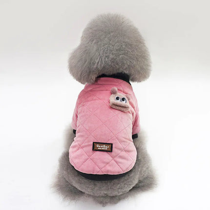 Plaid Jacket for Small Dogs - Autumn and Winter Wear